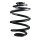 Fahrwerksfeder-Set hinten Schraubenfeder 234mm SPIDAN für BMW Z4 Roadster