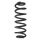 Suspension spring set rear coil spring 343mm SPIDAN for VW SHARAN 7N1