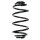 Fahrwerksfeder-Set hinten Schraubenfeder 311mm SPIDAN für OPEL ASTRA H