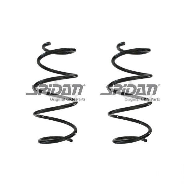 Suspension spring set front coil spring 308mm SPIDAN for SEAT LEON 5F1