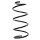 Fahrwerksfeder-Set hinten Schraubenfeder 356mm SPIDAN für ALFA ROMEO 156