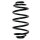 Fahrwerksfeder-Set hinten Schraubenfeder 310mm SPIDAN für OPEL MERIVA A
