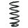 Fahrwerksfeder-Set hinten Schraubenfeder 308mm SPIDAN für VW PASSAT B5.5