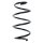 Suspension spring set front coil spring 308mm SPIDAN for HONDA JAZZ II
