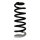 Suspension spring set rear coil spring 319mm SPIDAN for PEUGEOT 508 SW