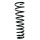 Suspension spring set front coil spring 422mm SPIDAN for ALFA ROMEO 156