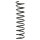 Suspension spring set rear coil spring 396mm SPIDAN for RENAULT TWINGO I