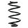 Suspension spring set rear coil spring 261mm SPIDAN for RENAULT MODUS