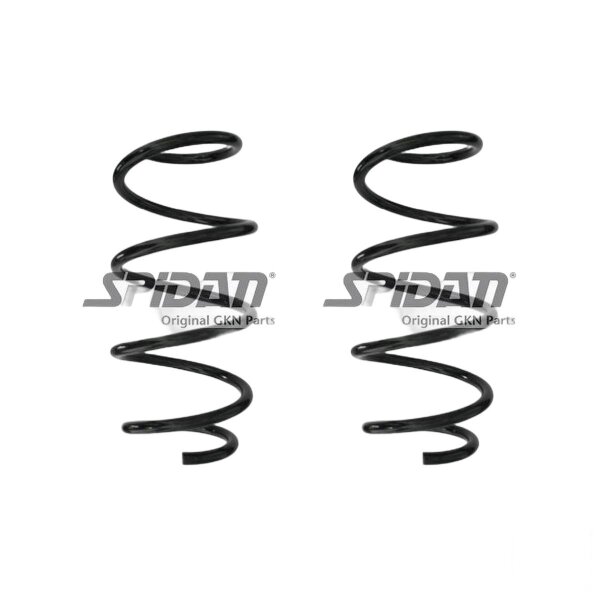 Suspension spring set front coil spring 300mm SPIDAN for SEAT LEON 5F1