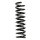Fahrwerksfeder-Set hinten Schraubenfeder 352mm SPIDAN für MERCEDES C-KLASSE W203