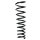 Fahrwerksfeder-Set vorne Schraubenfeder 406mm SPIDAN für ALFA ROMEO 156