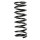 Fahrwerksfeder-Set hinten Schraubenfeder 362mm SPIDAN für MERCEDES 123