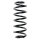 Suspension spring set rear coil spring 292mm SPIDAN for AUDI TT 8N3