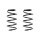 Suspension spring set front coil spring 299mm SPIDAN for AUDI A3 8P1