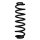 Suspension spring set rear coil spring 322mm SPIDAN for CUPRA FORMENTOR KM7