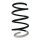 Fahrwerksfeder-Set vorne Schraubenfeder 302mm SPIDAN für RENAULT LAGUNA Coupe