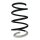 Suspension spring set front coil spring 302mm SPIDAN for RENAULT LAGUNA Coupe