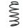 Fahrwerksfeder-Set hinten Schraubenfeder 328mm SPIDAN für FORD MONDEO III
