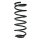 Fahrwerksfeder-Set hinten Schraubenfeder 298mm SPIDAN für KIA PICANTO II