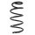 Suspension spring set front coil spring 349mm SPIDAN for FORD GALAXY II