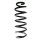 Fahrwerksfeder-Set hinten Schraubenfeder 320mm SPIDAN für NISSAN QASHQAI II