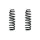 Fahrwerksfeder-Set hinten Schraubenfeder 317mm SPIDAN für BMW 3 Cabriolet
