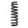 Fahrwerksfeder-Set hinten Schraubenfeder 317mm SPIDAN für BMW 3 Cabriolet