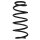 Suspension spring set front coil spring 343mm SPIDAN for HONDA CIVIC IX