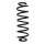 Fahrwerksfeder-Set hinten Schraubenfeder 335mm SPIDAN für VW T-CROSS (C11)