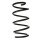 Fahrwerksfeder-Set vorne Schraubenfeder 279mm SPIDAN für AUDI Q2 (GAB)