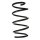 Suspension spring set front coil spring 279mm SPIDAN for AUDI Q2 GAB