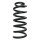 Suspension spring set rear coil spring 314mm SPIDAN for OPEL INSIGNIA A