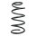 Suspension spring set front coil spring 333mm SPIDAN for FORD KUGA II