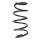 Fahrwerksfeder-Set vorne Schraubenfeder 322mm SPIDAN für OPEL CORSA D
