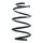 Suspension spring set front coil spring 279mm SPIDAN for AUDI TT Roadster