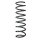 Fahrwerksfeder-Set hinten Schraubenfeder 373mm SPIDAN für MAZDA 3 (BL)