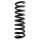 Suspension spring set rear coil spring 319mm SPIDAN for MERCEDES E KLASSE W212