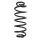 Fahrwerksfeder-Set hinten Schraubenfeder 383mm SPIDAN für FIAT DOBLO
