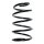 Suspension spring set front coil spring 306mm SPIDAN for TOYOTA COROLLA E12