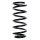 Suspension spring set rear coil spring 249mm SPIDAN for MINI MINI R50