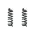 Fahrwerksfeder-Set hinten Schraubenfeder 316mm SPIDAN für BMW 3 Touring