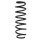Fahrwerksfeder-Set hinten Schraubenfeder 338mm SPIDAN für HONDA CIVIC IX