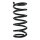 Suspension spring set rear coil spring 308mm SPIDAN for CHEVROLET CAPTIVA C100