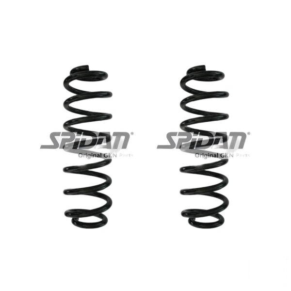 Suspension spring set front coil spring 312mm SPIDAN for SEAT LEON ST