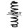 Fahrwerksfeder-Set vorne Schraubenfeder 312mm SPIDAN für SEAT LEON ST