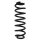 Suspension spring set front coil spring 312mm SPIDAN for SEAT LEON ST