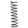 Suspension spring set rear coil spring 346mm SPIDAN for FORD FIESTA IV
