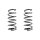 Fahrwerksfeder-Set hinten Schraubenfeder 348mm SPIDAN für LAND ROVER FREELANDER