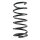 Suspension spring set rear coil spring 348mm SPIDAN for LAND ROVER FREELANDER