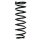 Fahrwerksfeder-Set hinten Schraubenfeder 334mm SPIDAN für TOYOTA COROLLA Verso